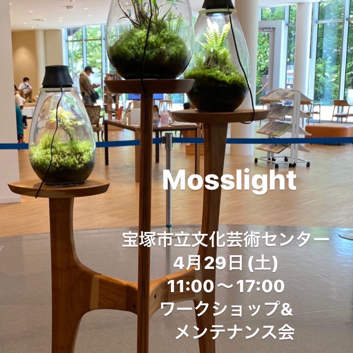 4月29日(祝)モスライトワークショップ　宝塚市:宝塚市立文化芸術センター
