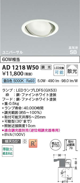 ad1218w50