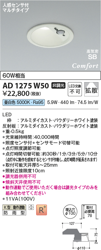 ad1275w50