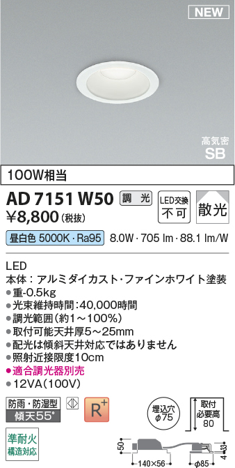 ad7151w50