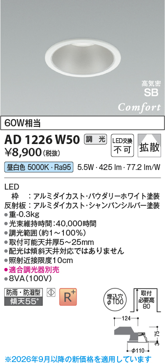 ad1226w50